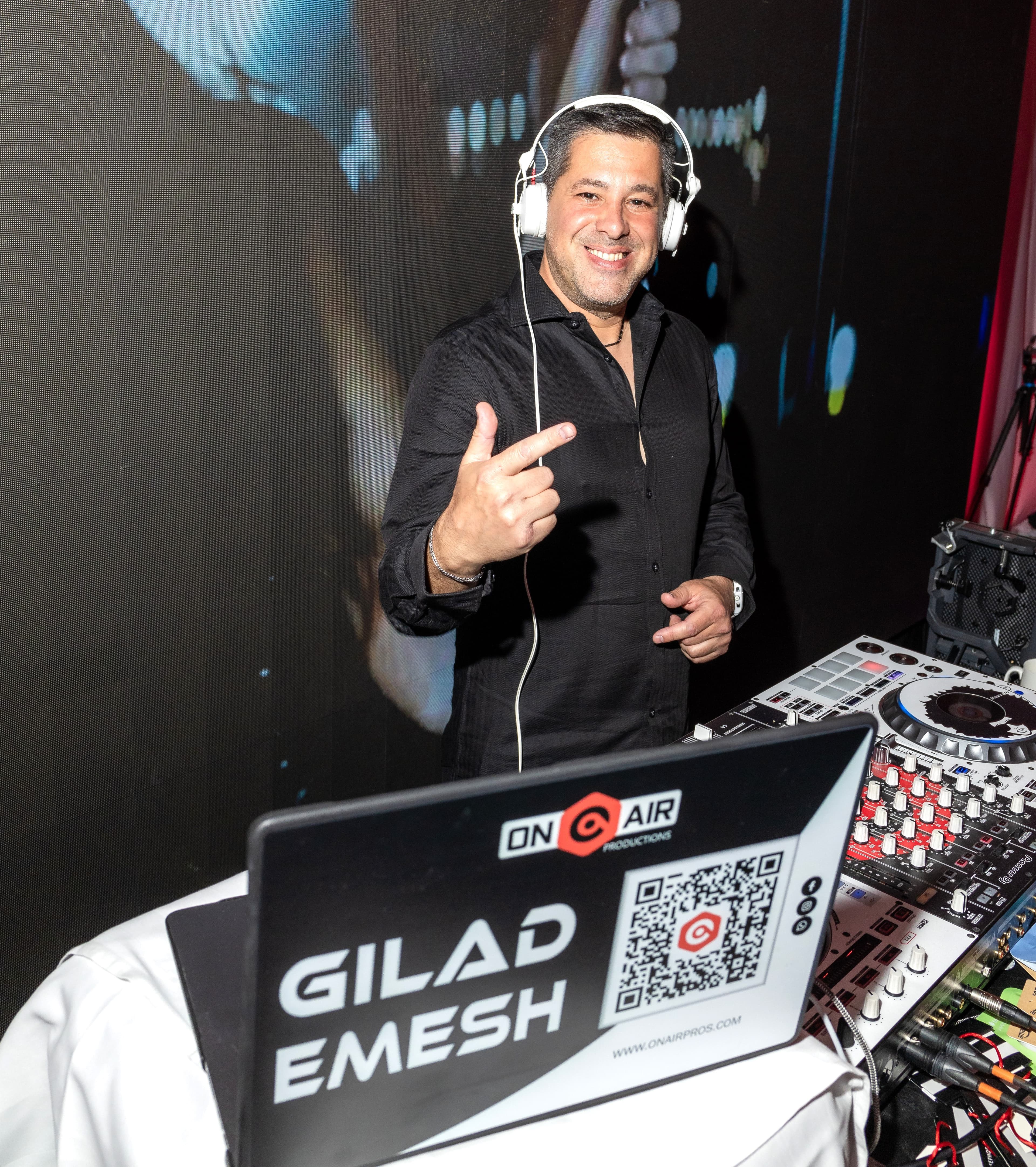 DJ Gilad Emesh performing at an event