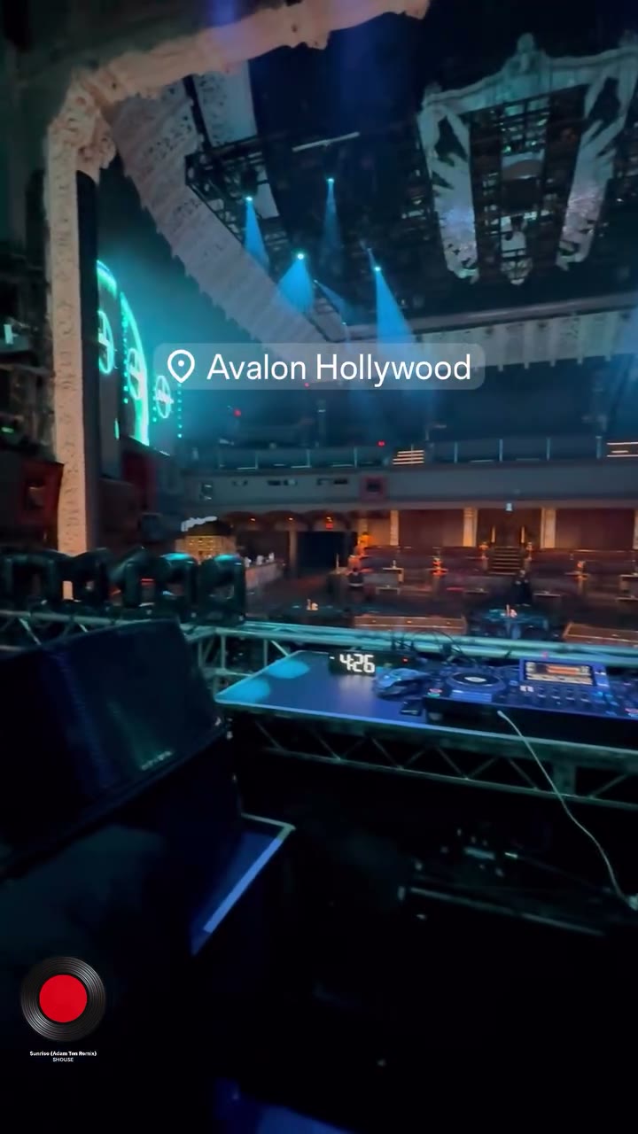 DJ Set at Avalon Hollywood
