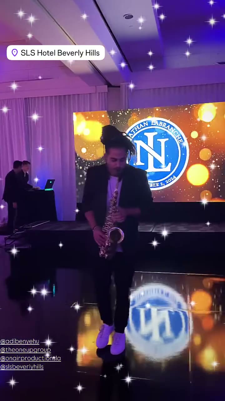 Live Saxophone at SLS Hotel Beverly Hills