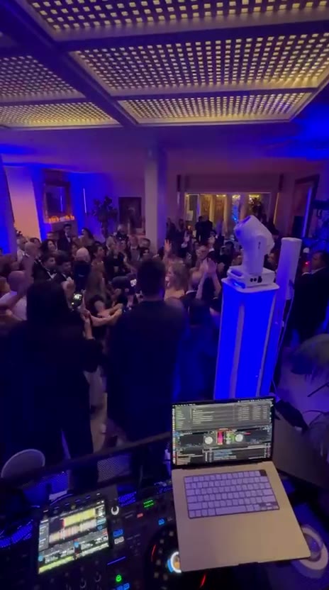 Persian Wedding — DJ Booth & Packed Dance Floor