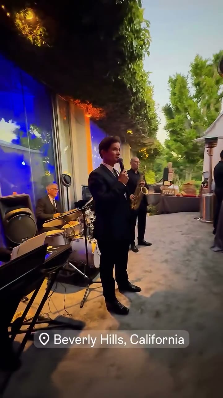 Persian Wedding — Outdoor Reception with Live Keyboard